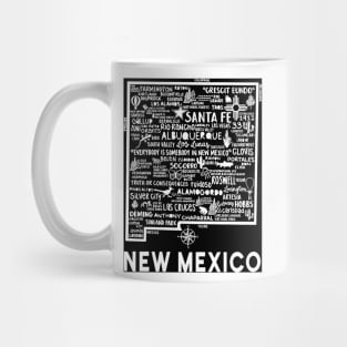 New Mexico Map Mug